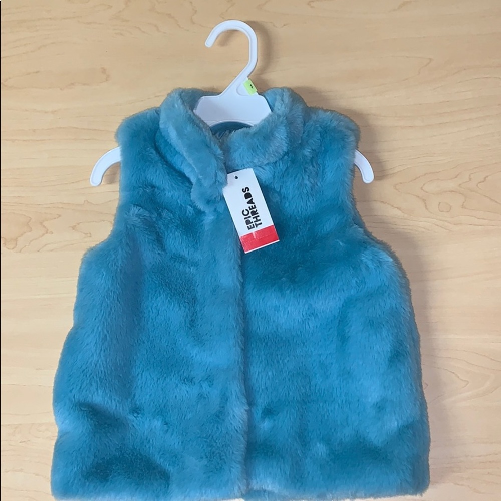 Faux Fir Vest
